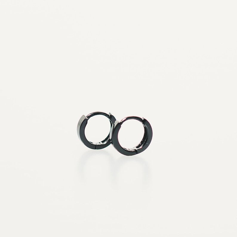 Minimalist Dainty Huggie Hoops - Cartilage, Daith, Rook & Helix Earrings