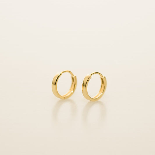 Minimalist Thin Huggie Hoops