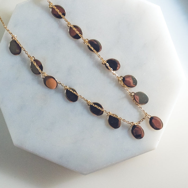 Oval Statement Necklace