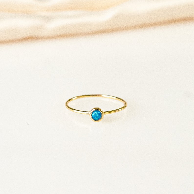 Dainty Opal Ring