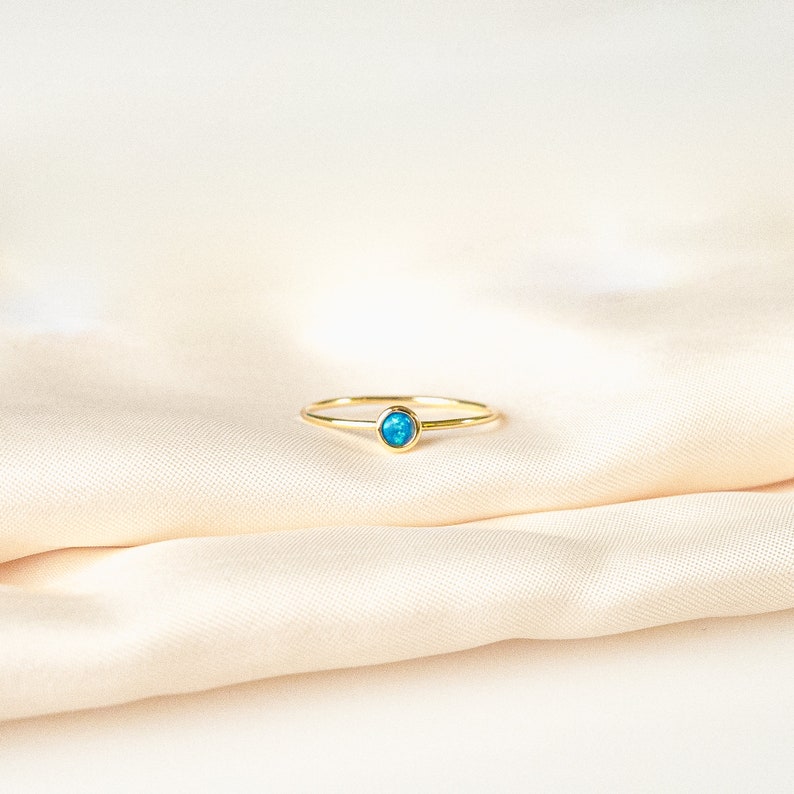 Dainty Opal Ring