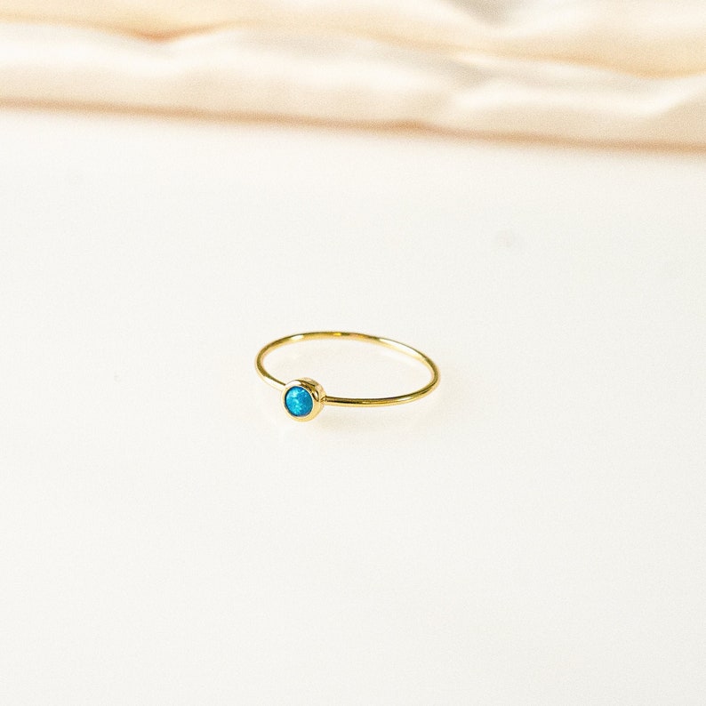 Dainty Opal Ring